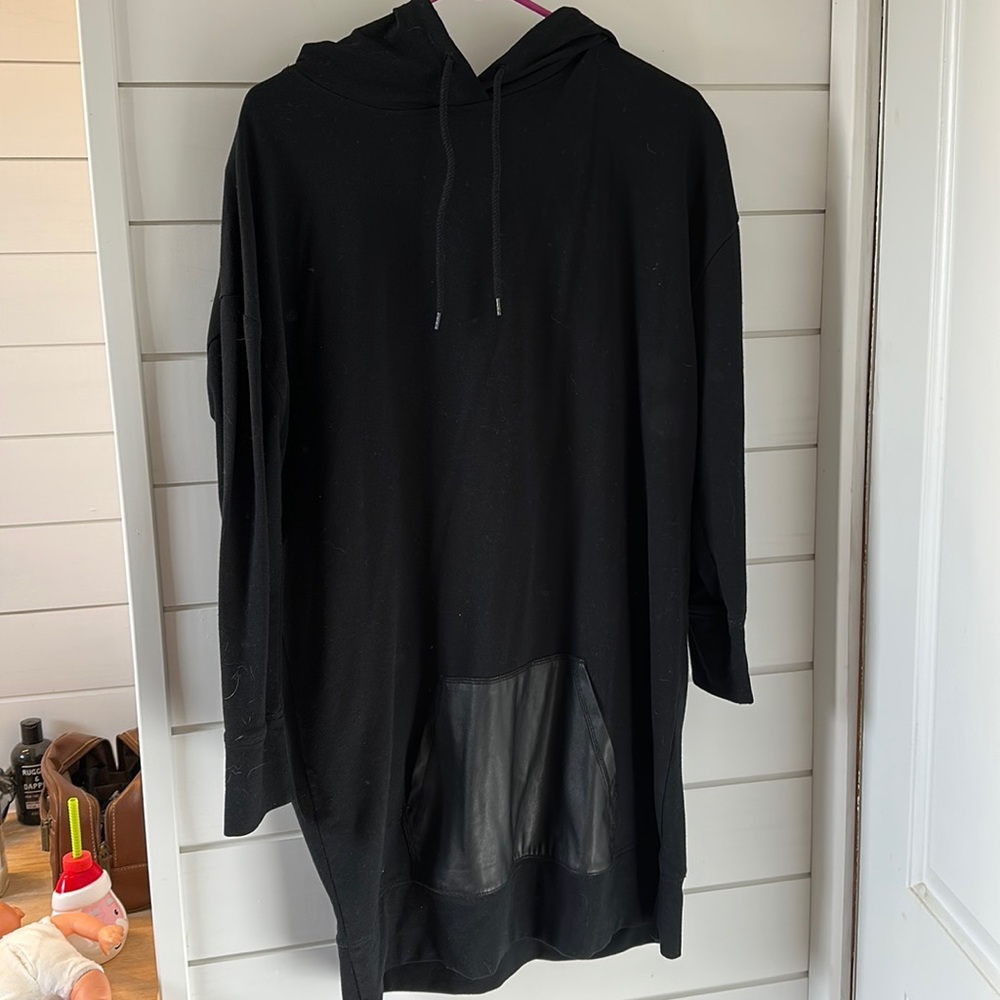 Sweatshirt dress with hood size M